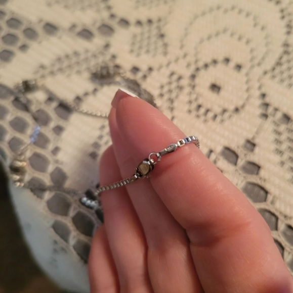 MSCO SS, Marcasite, & CZ Barrel Station Choker - Picture 8 of 9